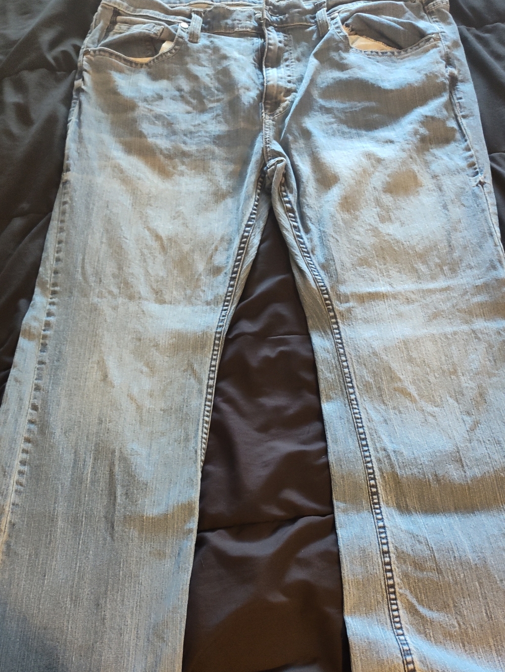 Cody James Light Wash Straight Leg Jeans 40x32